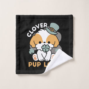 Lucky Pup with Clover - St. Patrick's Day Cadeau