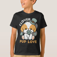 Lucky Pup with Clover – St. Patrick's Day Gift