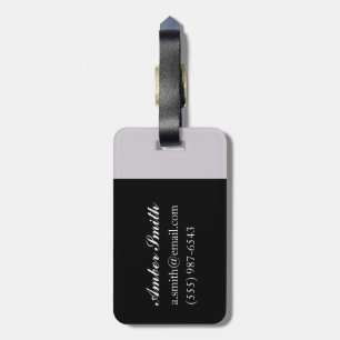 Lucky rabbits luggage tag