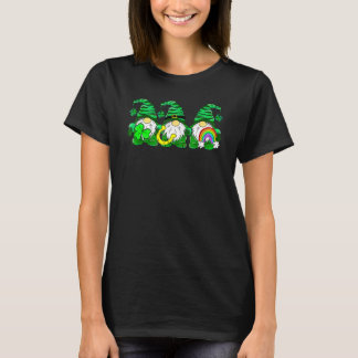 Lucky Rainbow Gnome Happy St Patrick's Day Kids Wo T-Shirt