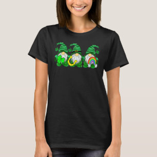 Lucky Rainbow Gnome Happy St Patrick's Day Kids Wo T-Shirt