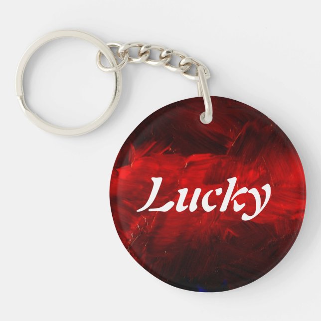 Lucky Red Keychain (Front)