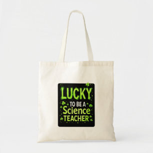 Lucky Science Teacher Tote Bag
