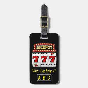 Lucky Seven Jackpot Luggage Tag