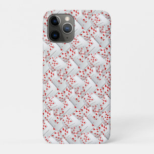 Lucky Sevens Diamonds And Hearts Poker Cards, iPhone 11 Pro Case
