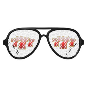 Lucky Sevens - Slot Machine Jackpot Aviator Sunglasses