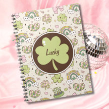 Lucky Shamrock and Rainbows St. Patrick's Day 