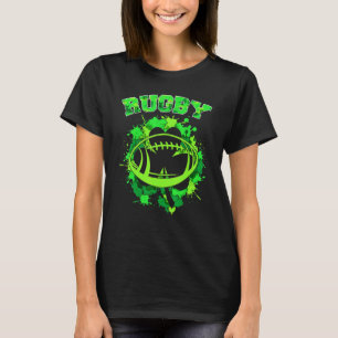 Lucky Shamrock C Rugby Happy St Patricks Day T-Shirt