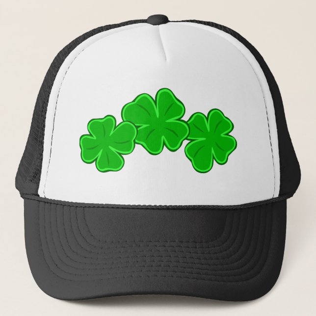 Lucky Shamrock Four Leaf Casquette Clover (Devant)