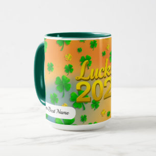 Lucky Shamrock Green Mug