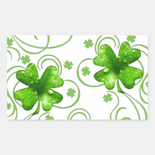 Lucky Shamrock Keepsake Sticker