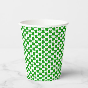 Lucky Shamrock Printed St.Patrick's Coffee Mug Paper Cups
