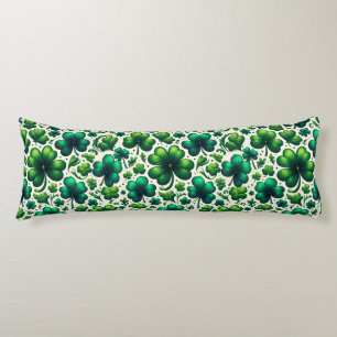 Lucky Shamrock St. Patrick’s Day Body Pillow Cover