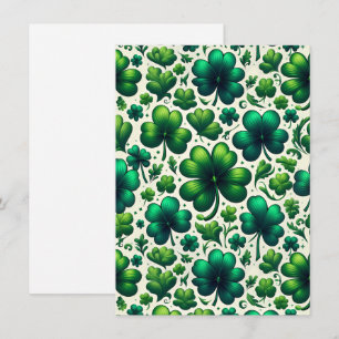 Lucky Shamrock St. Patrick’s Day Party Invitation