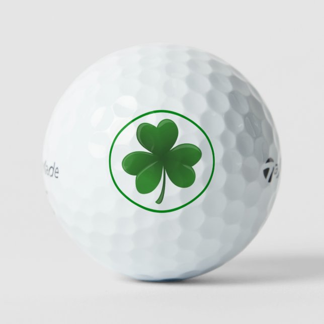 Lucky Shamrock Taylor Fabriqué des balles de golf  (Recto)