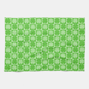 Lucky Shamrocks Kitchen Towel