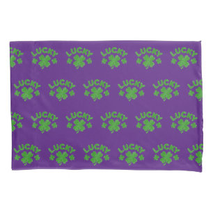 Lucky Shamrocks Pillowcase