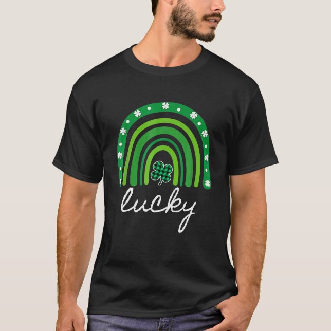 Lucky Shenanigans Coordinator Rainbow St Patrick D T-Shirt (Front)