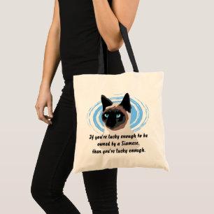 Lucky Siamese propriétaire Sac fourre-tout