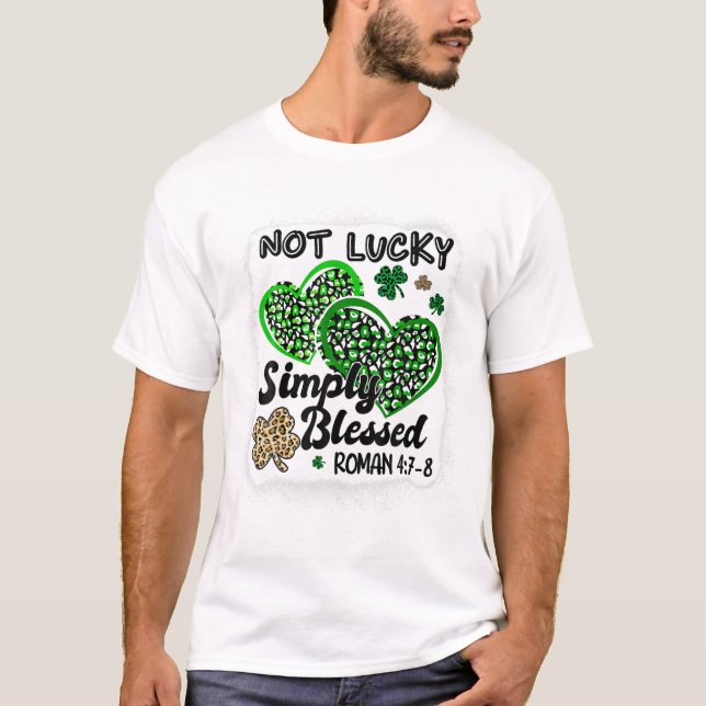 Lucky Simply Blessed St T-Shirt (Front)