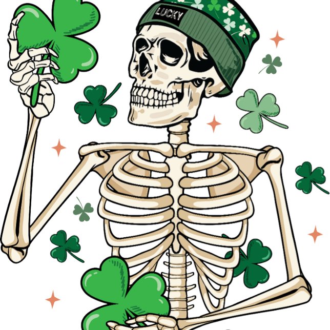 Lucky Skeleton , ST Patricks Day, Pat T-Shirt (Creator Uploaded)