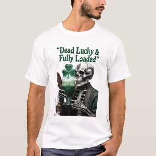 Lucky Skeleton Stout T-Shirt   Dead Lucky 