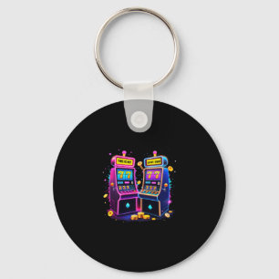Lucky Slot Machine Casino Gambling Lovers Las Vega Keychain