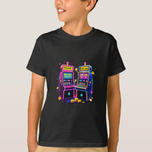 Lucky Slot Machine Casino Gambling Lovers Las Vega T-Shirt