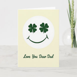Lucky Smile Love You Dad Card
