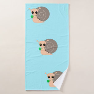 Lucky Snail Bath Towel