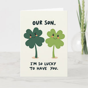 Lucky Son Love You Card