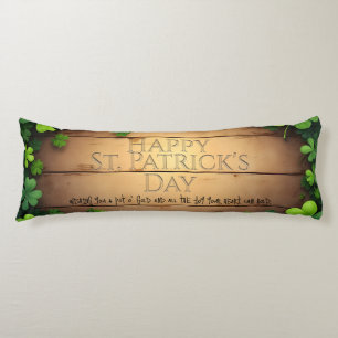 Lucky St. Patrick’s Day Wishes 🍀 Body Pillow