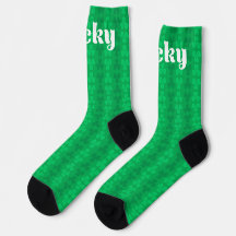 Lucky St. Patrick's Day Green Shamrock Pattern
