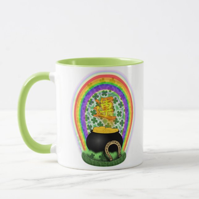 Lucky St Patricks Day Mug (Left)