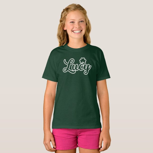  Lucky St Patrick's Day  T-Shirt (Front Full)