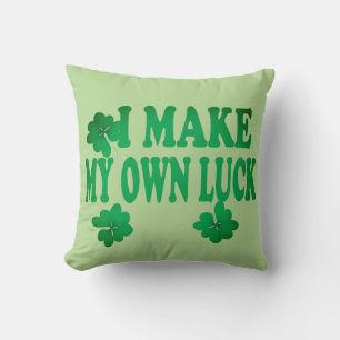 Lucky St. Patrick's Day Throw Pillow – Festive