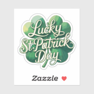 Lucky St. Patrick's Day Vintage Typography Four  