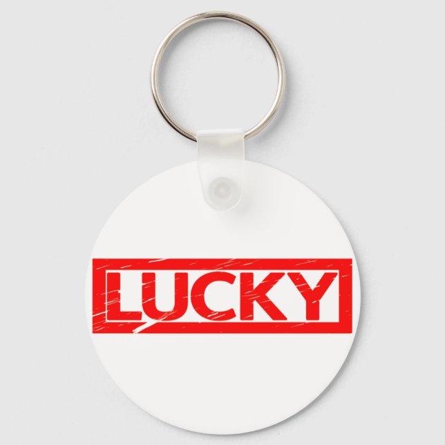 Lucky Stamp Keychain (Front)