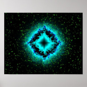 Lucky Star and Asterisk Poster