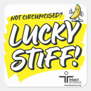 Lucky Stiff — Sticker — Jaune
