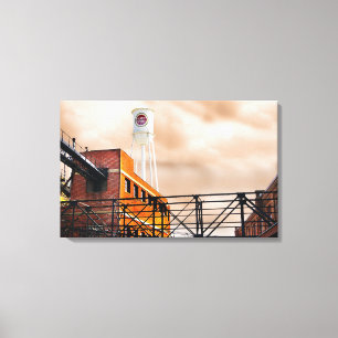 Lucky Strike Tower Durham NC Canvas