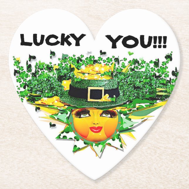 LUCKY SUN! PAPER COASTER (Front)