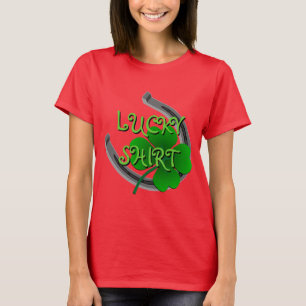Lucky T-Shirt Personalized Shirt Organic T-shirt