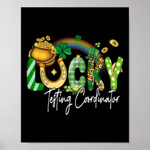 Lucky Testing Coordinator St Patricks Day Family M Poster