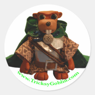 Lucky the Beaver Knight Stickers