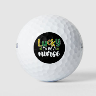 Lucky To Be A Nurse St Patrick's Day Golf Balls
