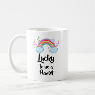 Lucky To Be A Pianist Mug