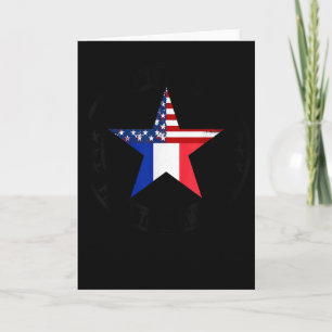 Lucky To Be French Proud To Be American French Lan Card