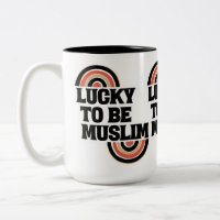 Lucky to be Muslim Islamic spiritual quotes.