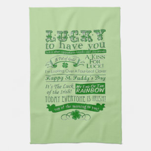 Lucky To Have You Kitchen Towel